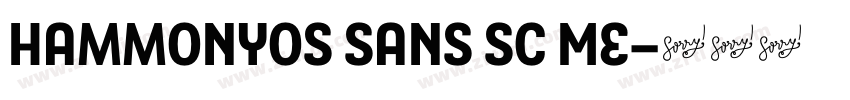 HammonyOS Sans Sc Me字体转换